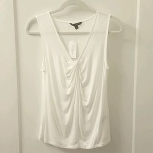 Banana Republic sleeveless rushed top NWT